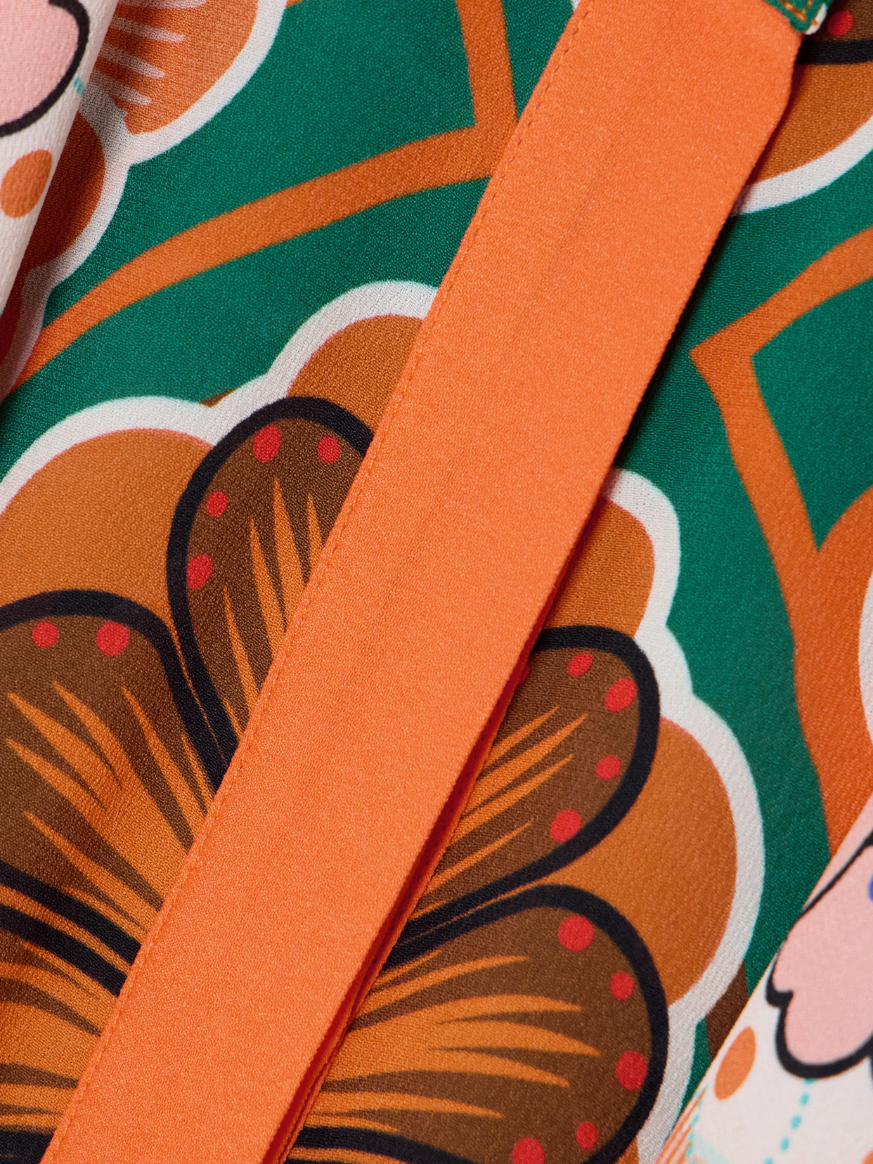 Nova Printed Crepe Shirt