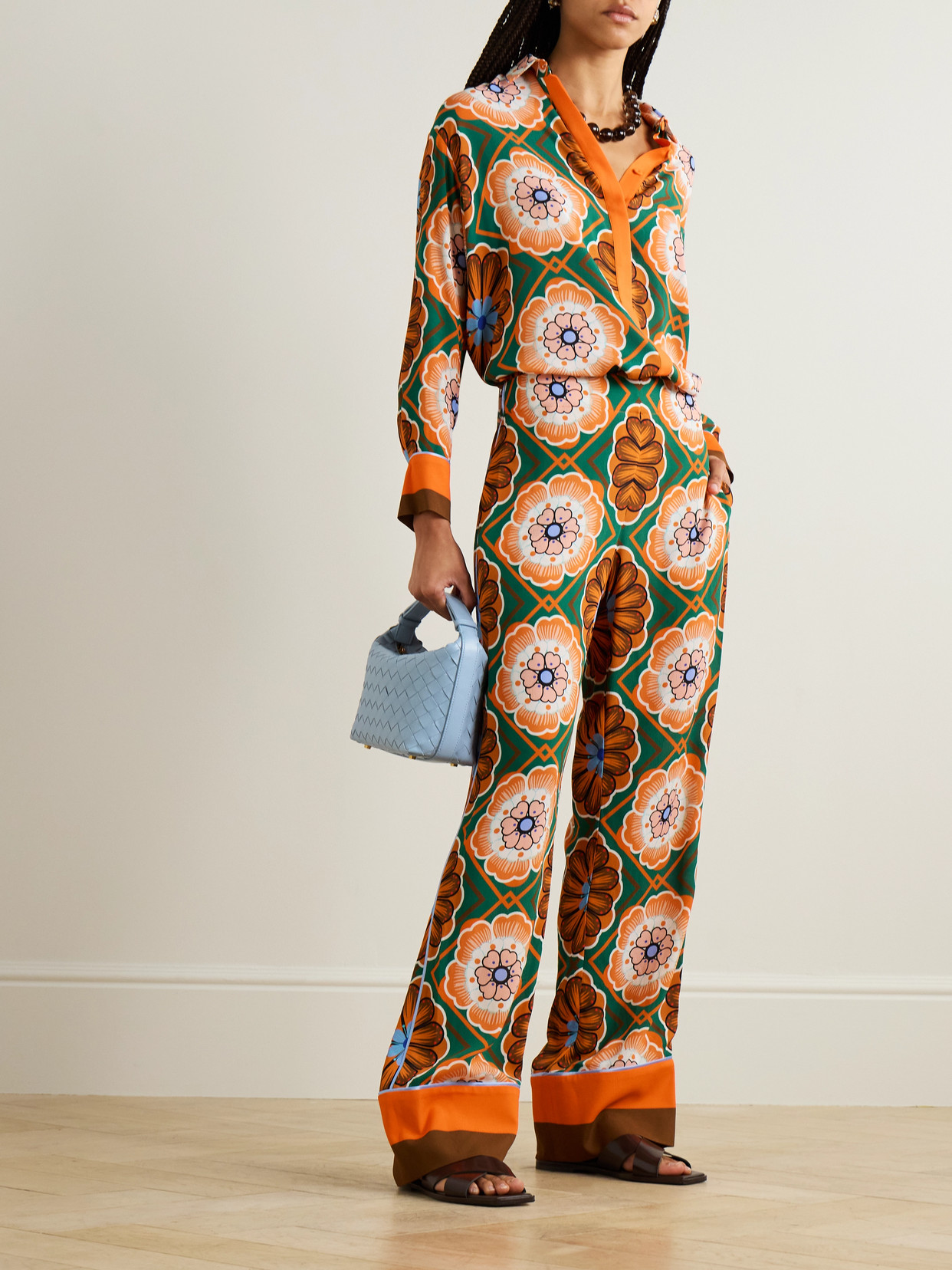 Nova Printed Crepe Shirt
