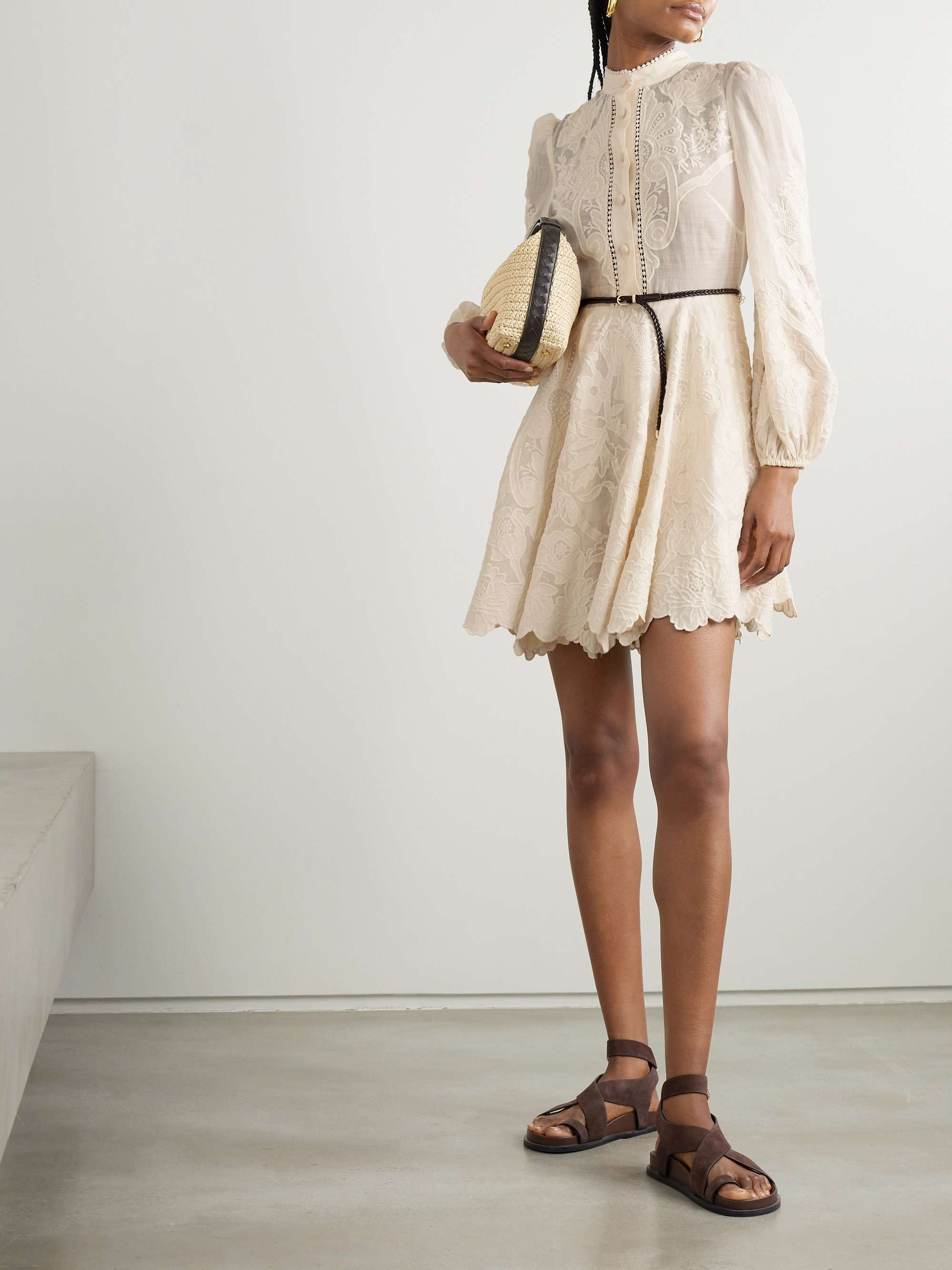 Emery Faxu Leather Mini Skirt Emery Faxu Leather Mini Skirt