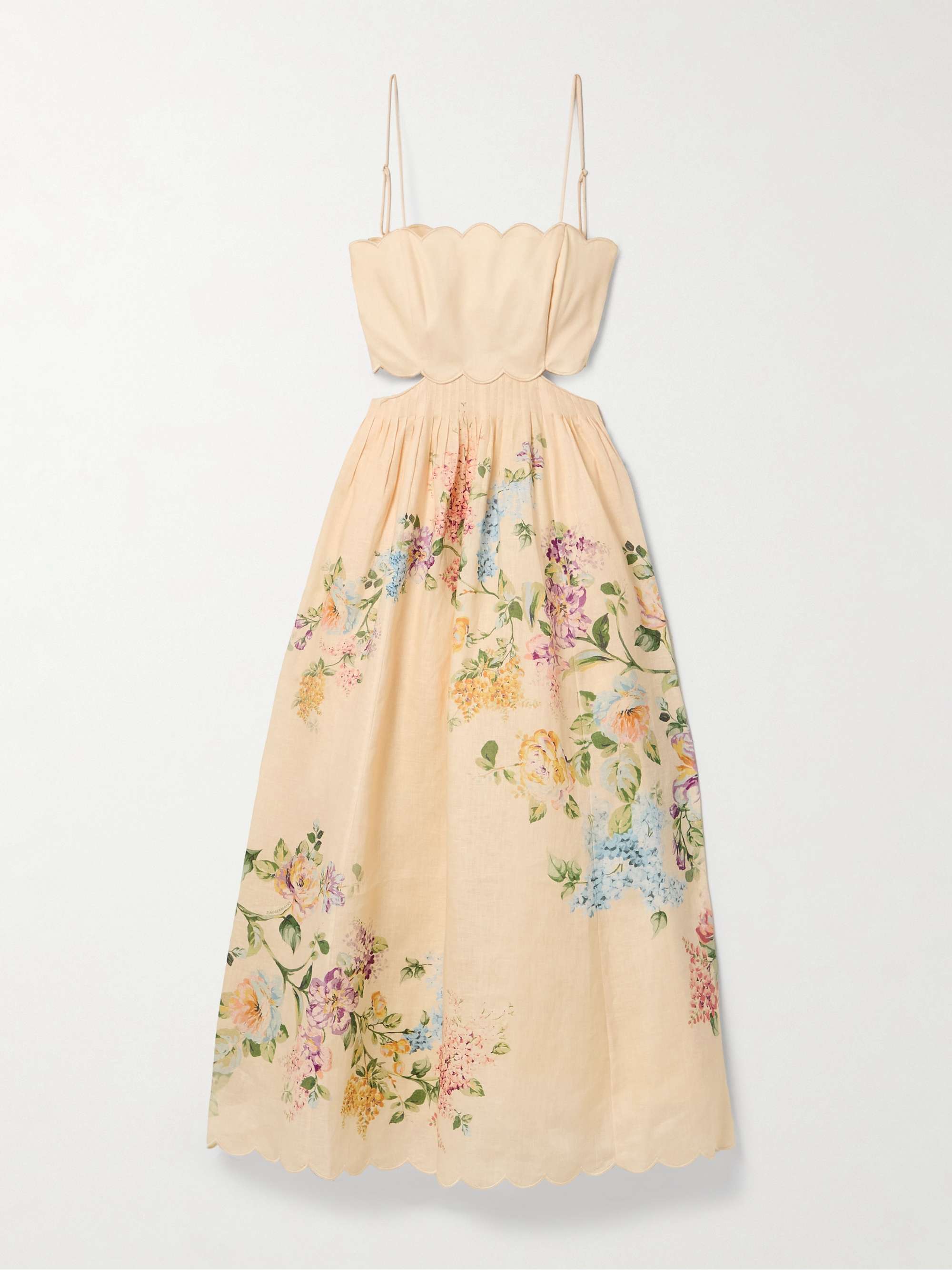 Zimmermann cut out floral dress hotsell
