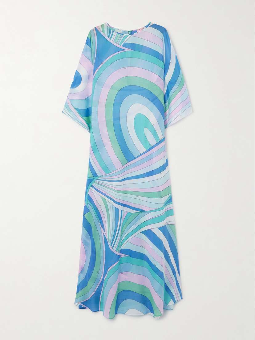 PUCCI Printed Cotton-muslin Kaftan