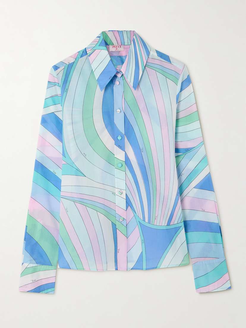 PUCCI Iride Printed Cotton Shirt