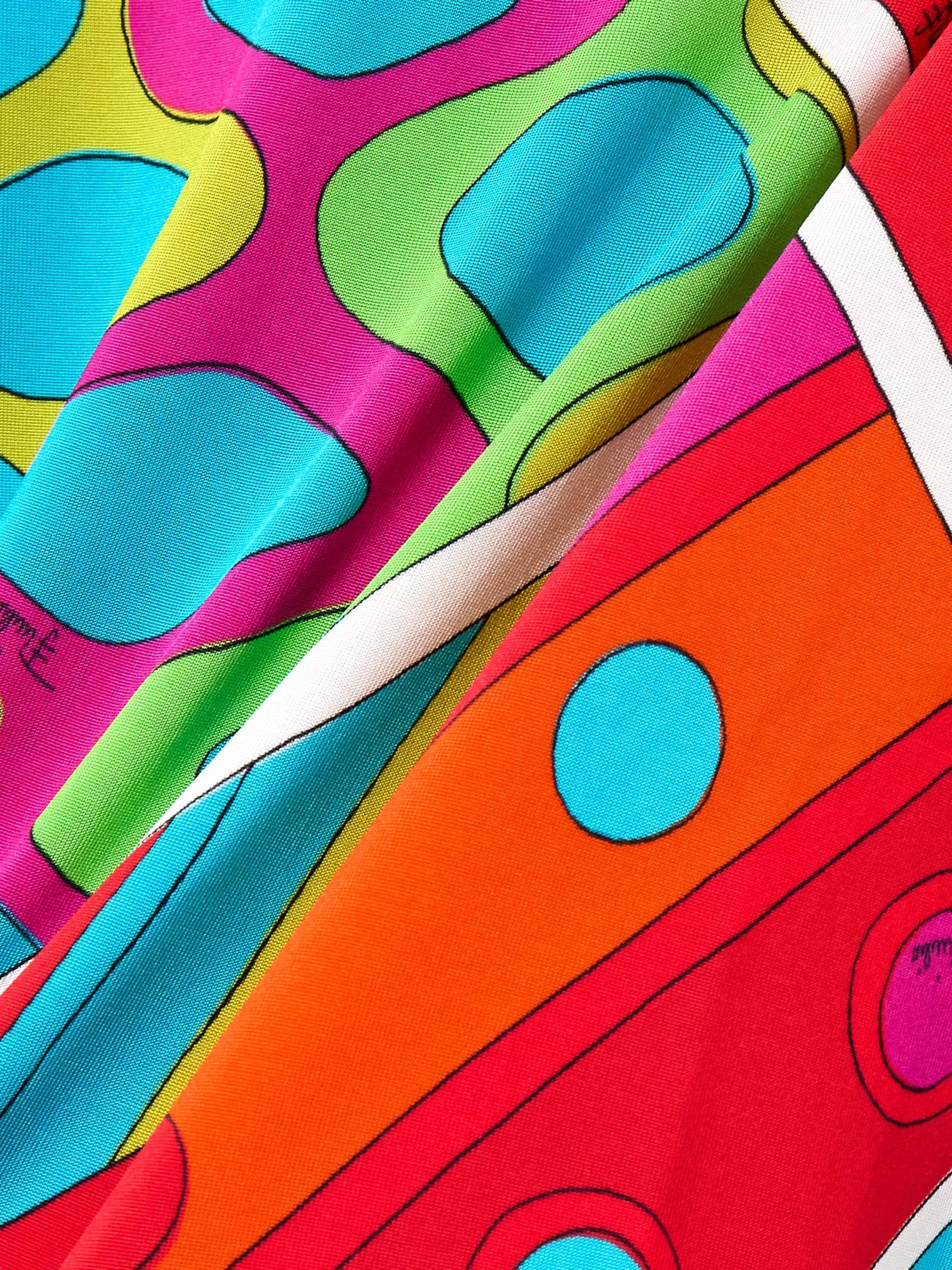 Pucci Draped printed satin-jersey mini dress thumbnail