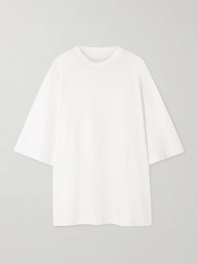 CARVEN Oversized Printed Cotton-jersey T-shirt