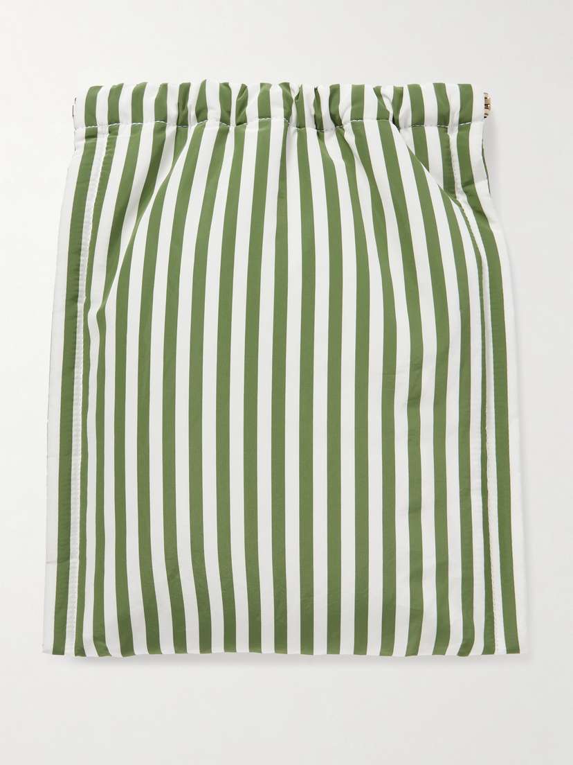 CARVEN Striped Shell Tote Bag