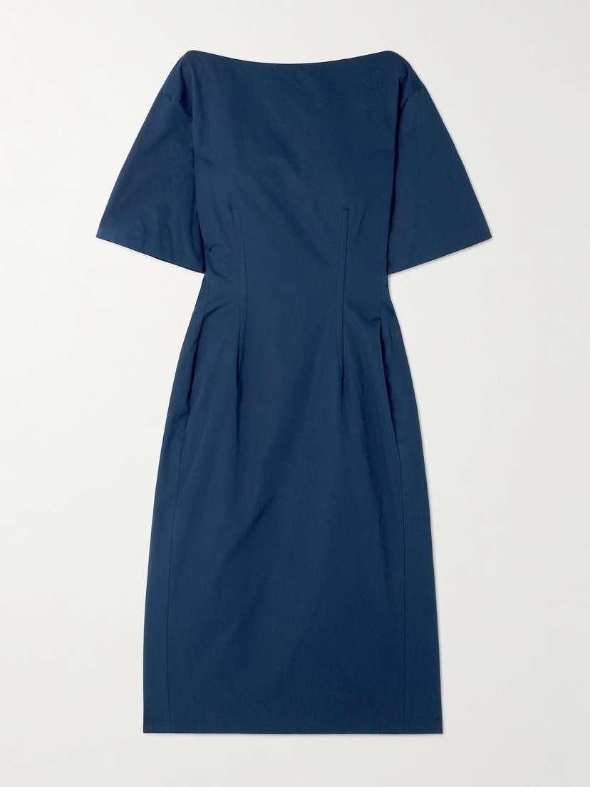 CARVEN Cotton-poplin Midi Dress