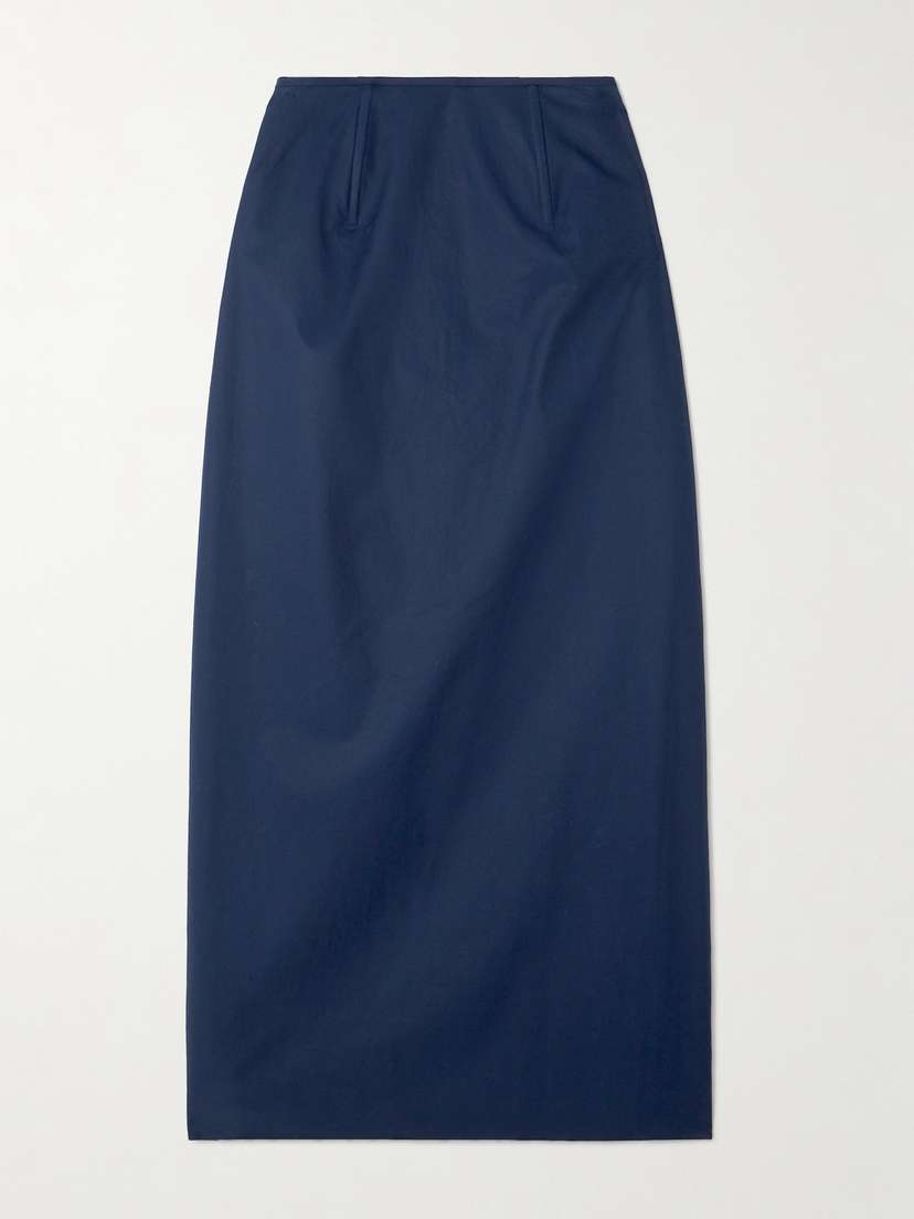 CARVEN Cotton-poplin Maxi Skirt