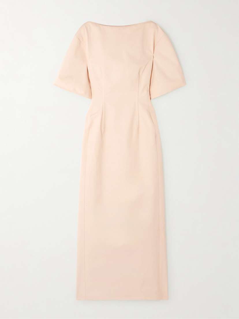 CARVEN Cotton-poplin Midi Dress