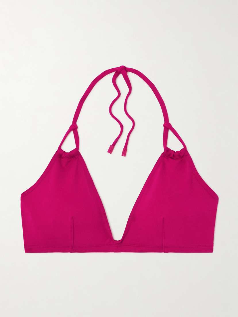 Eres Java Remix Knotted Halterneck Bikini Top