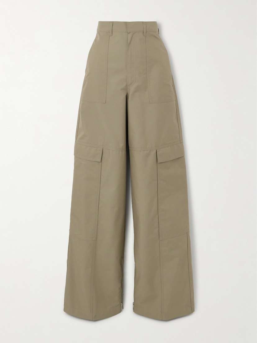 Loewe Cotton-blend Twill Straight-leg Cargo Pants