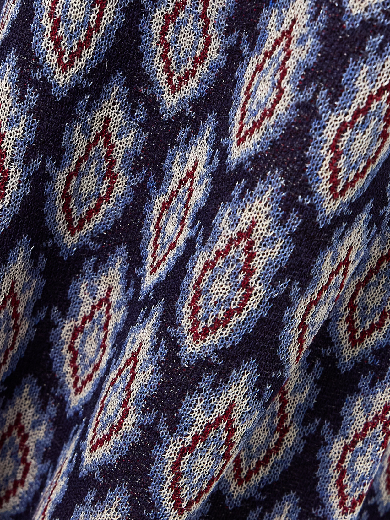 Etro Jacquard-knit Flared Pants In Multi