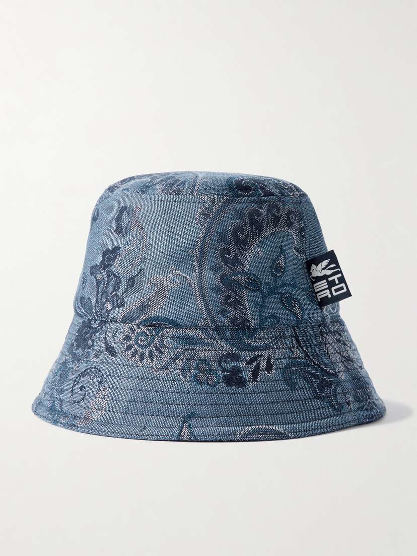 Etro Denim-jacquard Bucket Hat