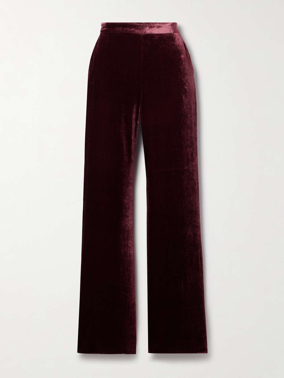 Velvet Straight Leg Pants