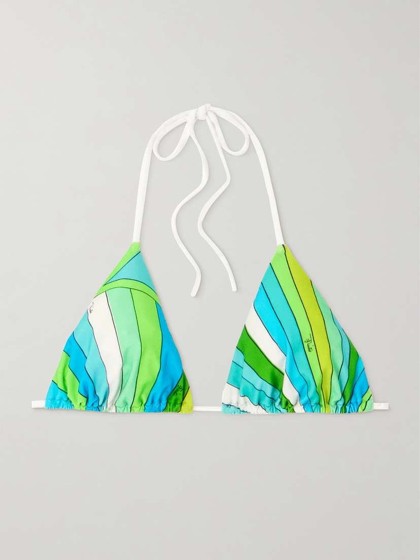 PUCCI Printed Bikini Top