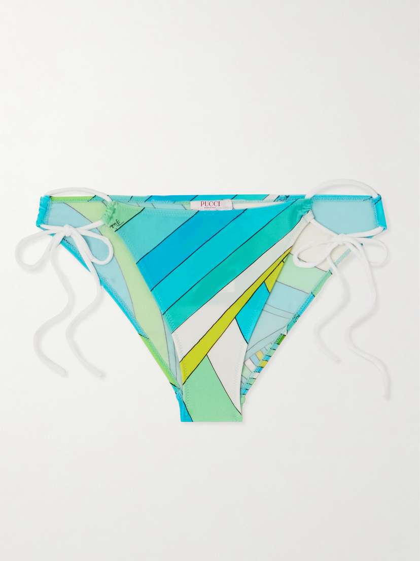 PUCCI Iride Printed Bikini Briefs