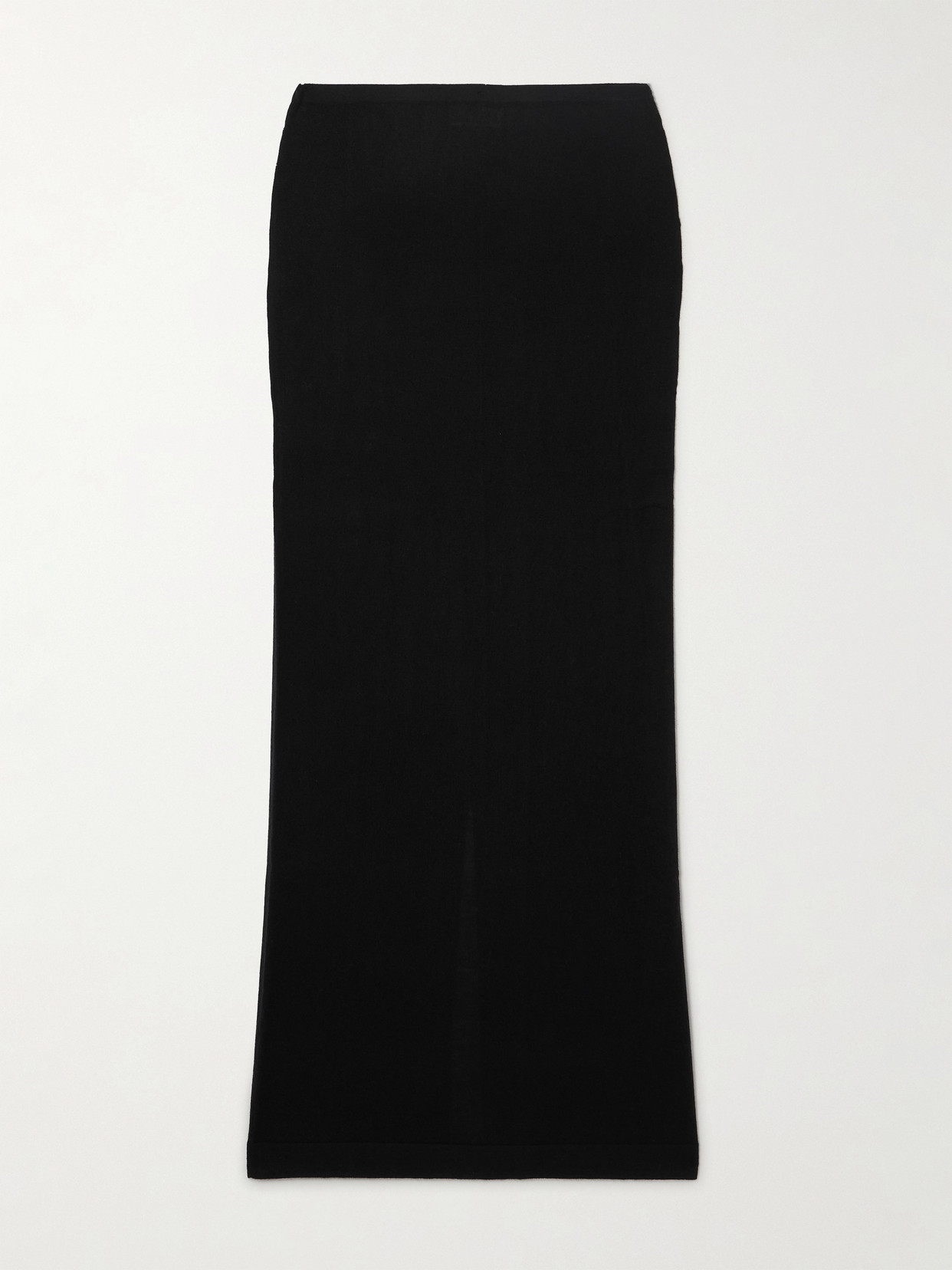 Shop Éterne Emma Cashmere Maxi Skirt In Black