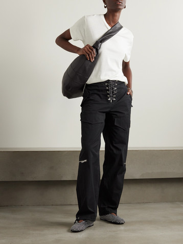 ÉTERNE Boyfriend cotton and modal-blend jersey T-shirt