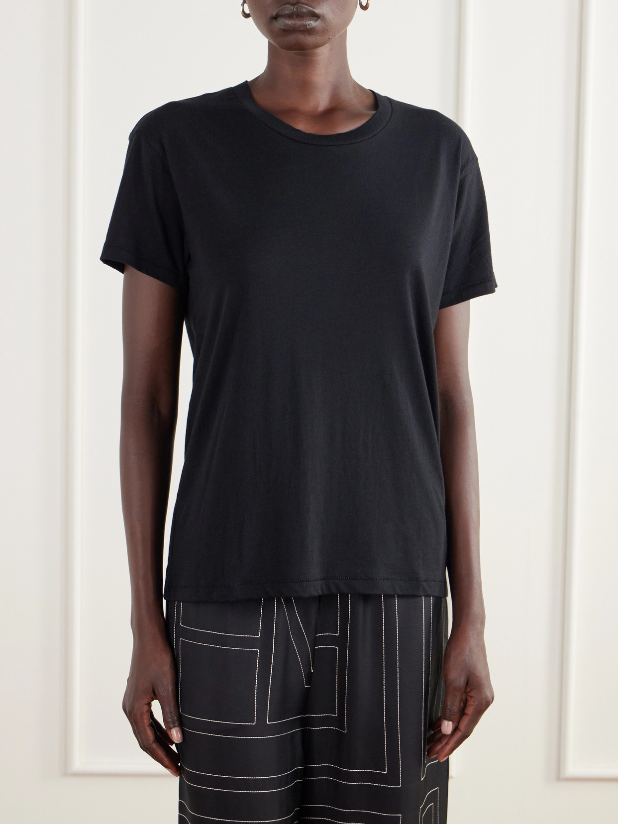 Éterne - Boyfriend Cotton And Modal-Blend Jersey T-Shirt