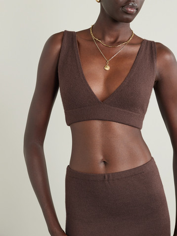 ÉTERNE Emma cashmere maxi skirt