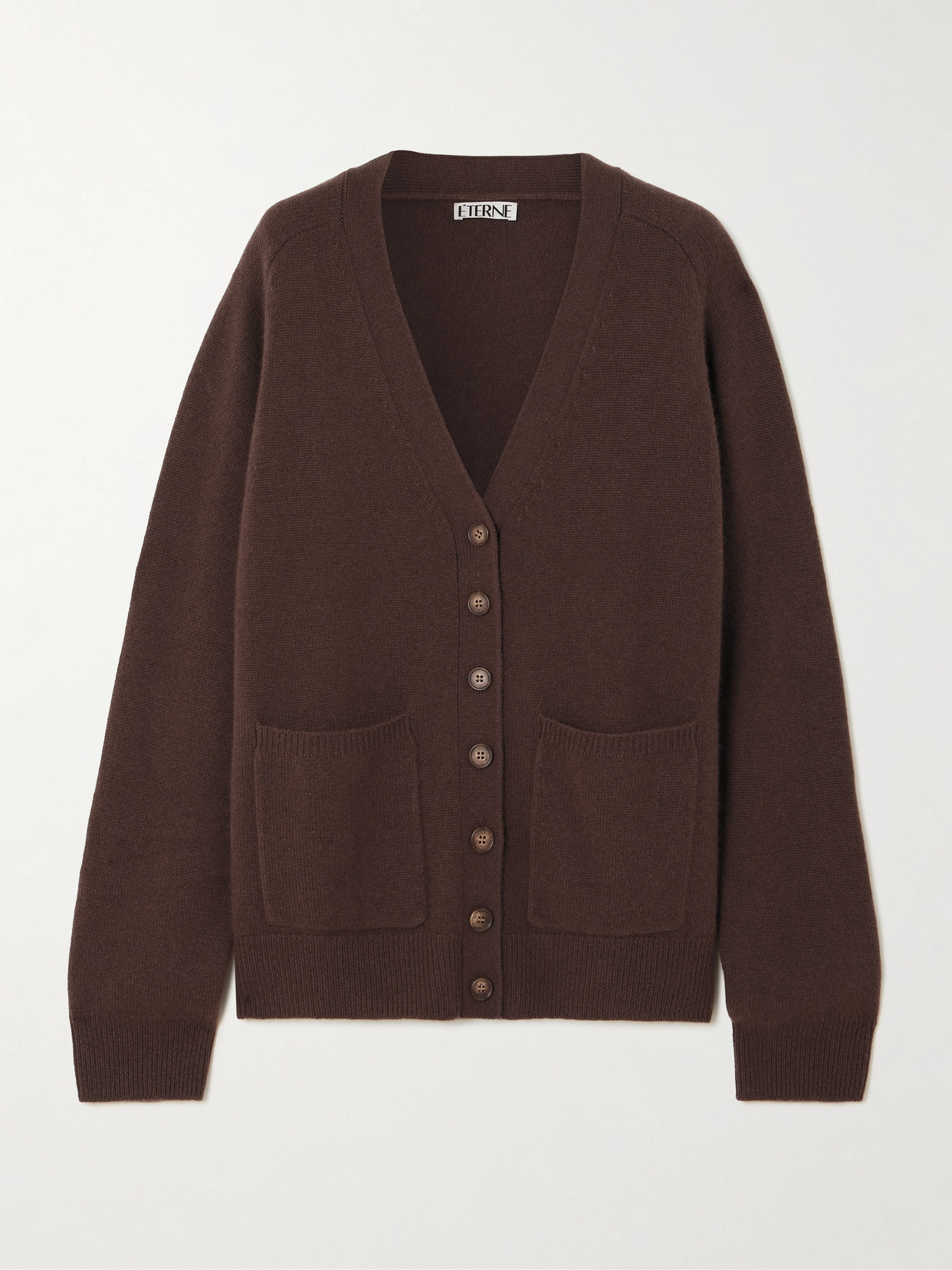 ÉTERNE - Theodore Cashmere Cardigan - Brown