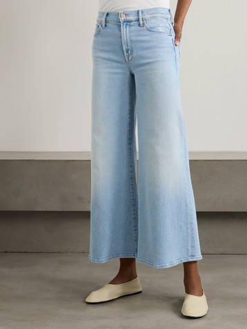 MOTHER The Twister Flood high-rise wide-leg jeans