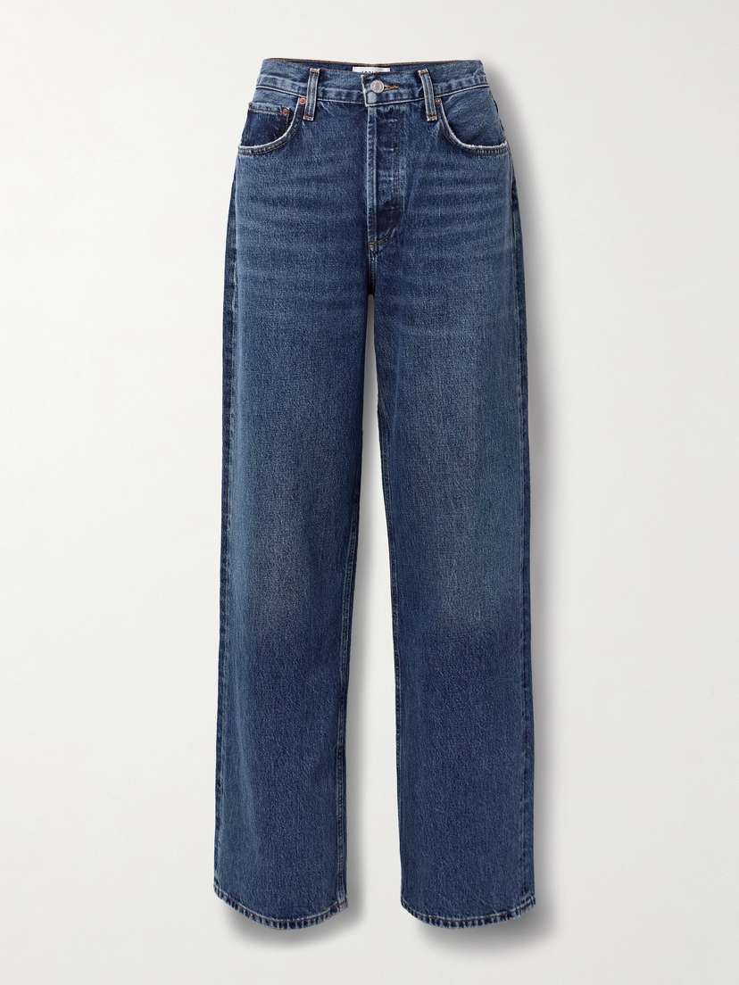 AGOLDE Low Slung Puddle Low-rise Jeans
