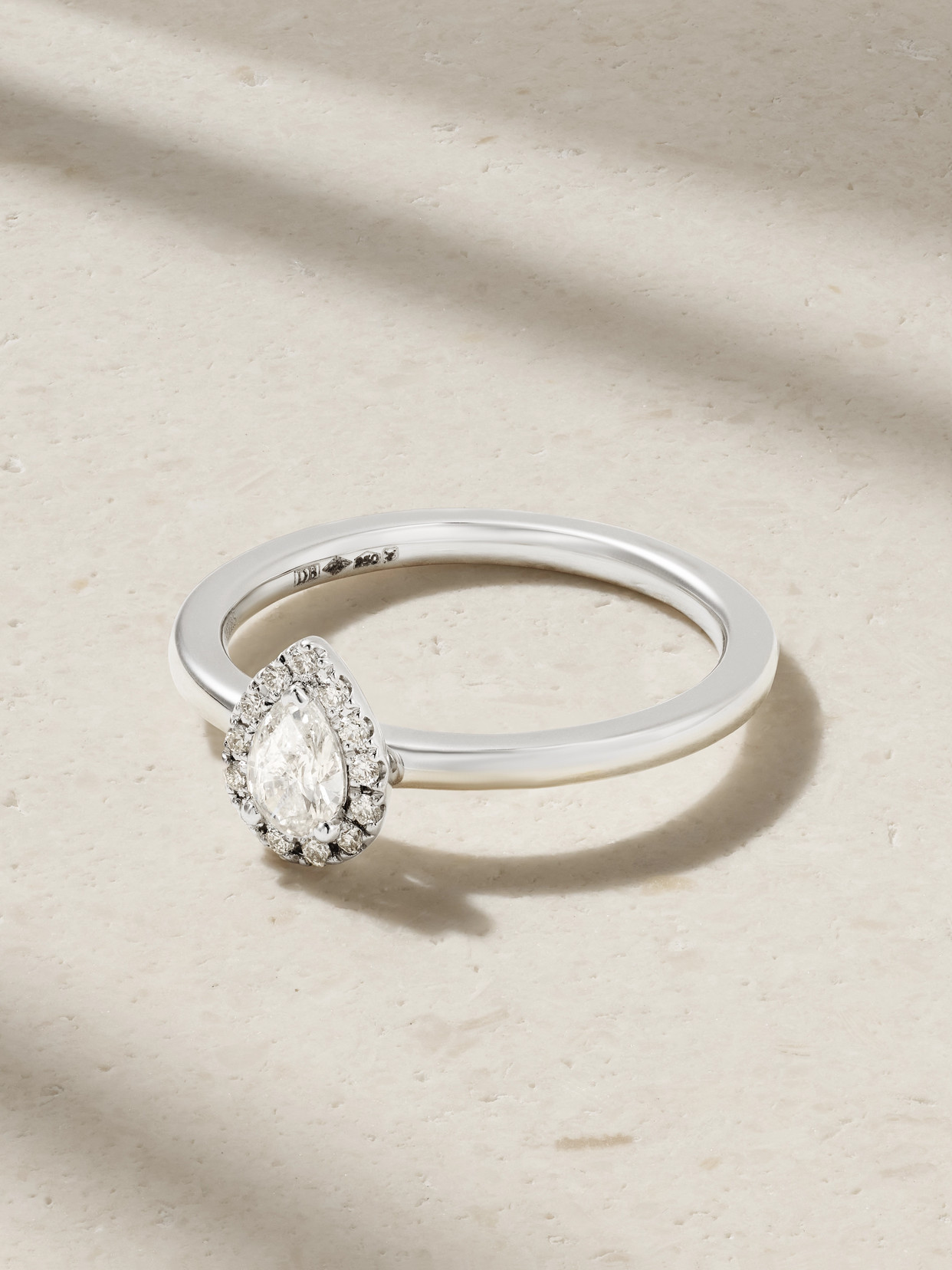 De Beers Aura Platinum Diamond Ring In Gold