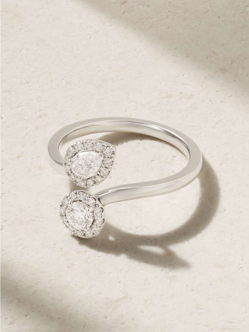 De Beers Aura Platinum Diamond Ring