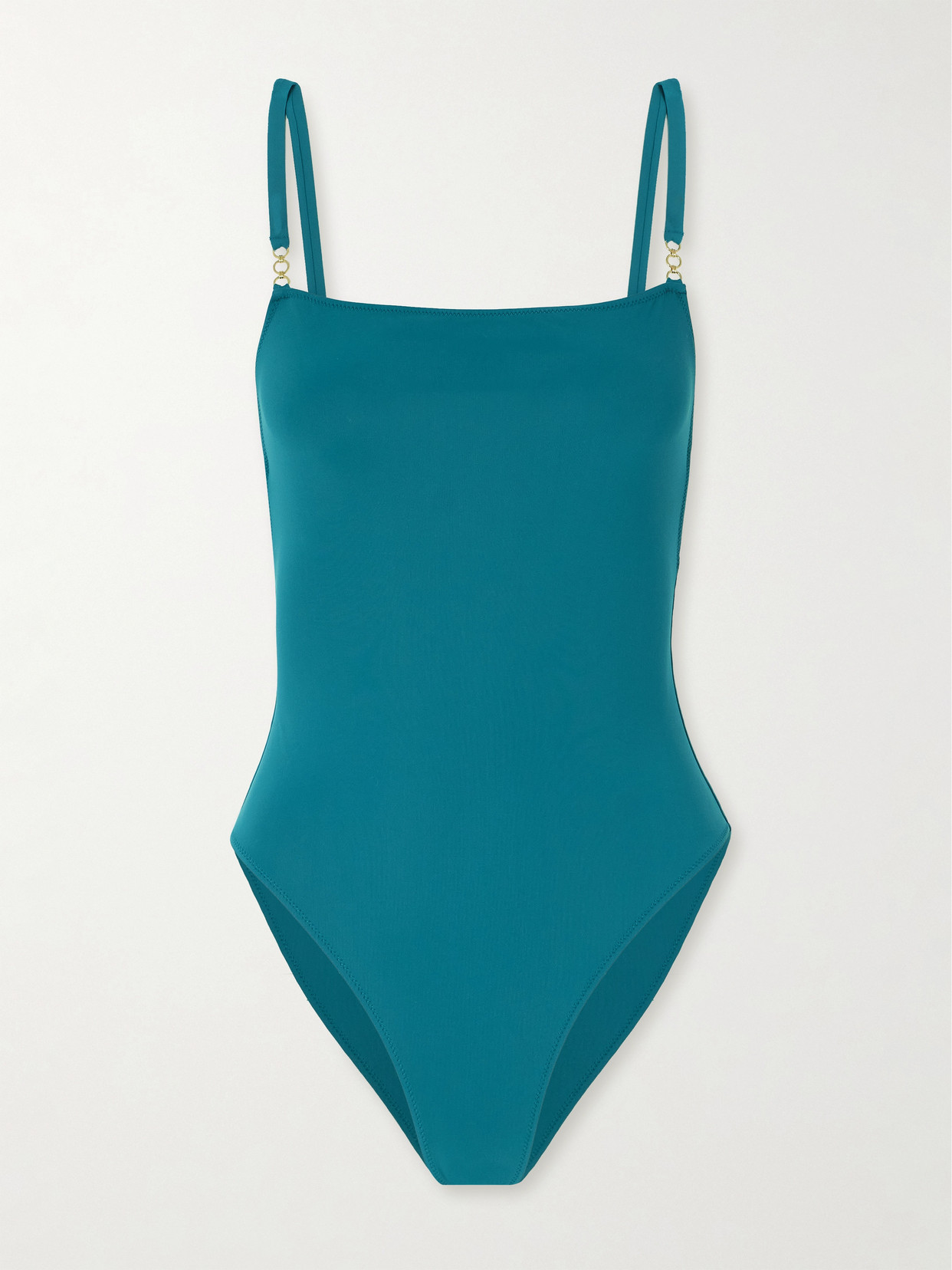 Lido Sessantasette Chain-embellished Swimsuit In Blue