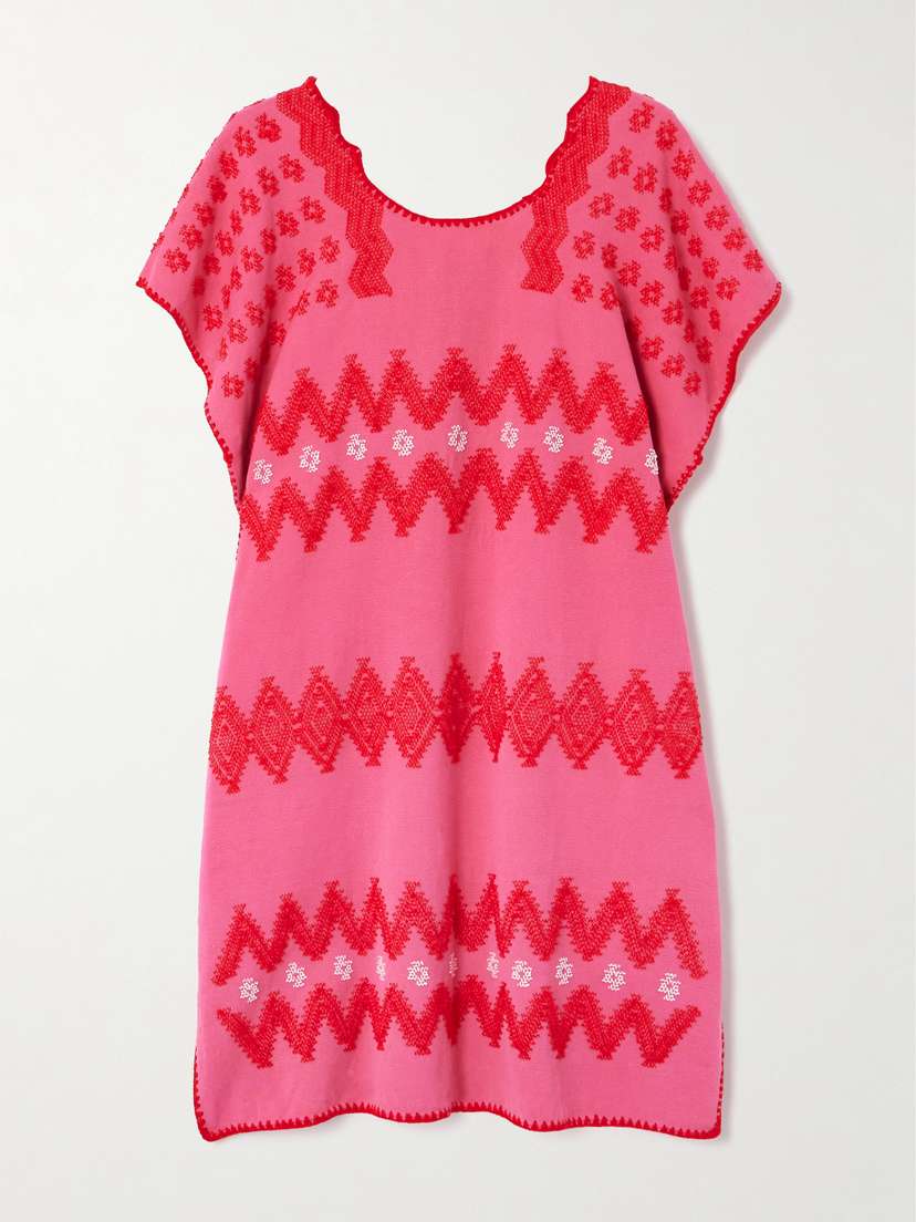 Pippa Holt Embroidered Cotton Huipil - - One size