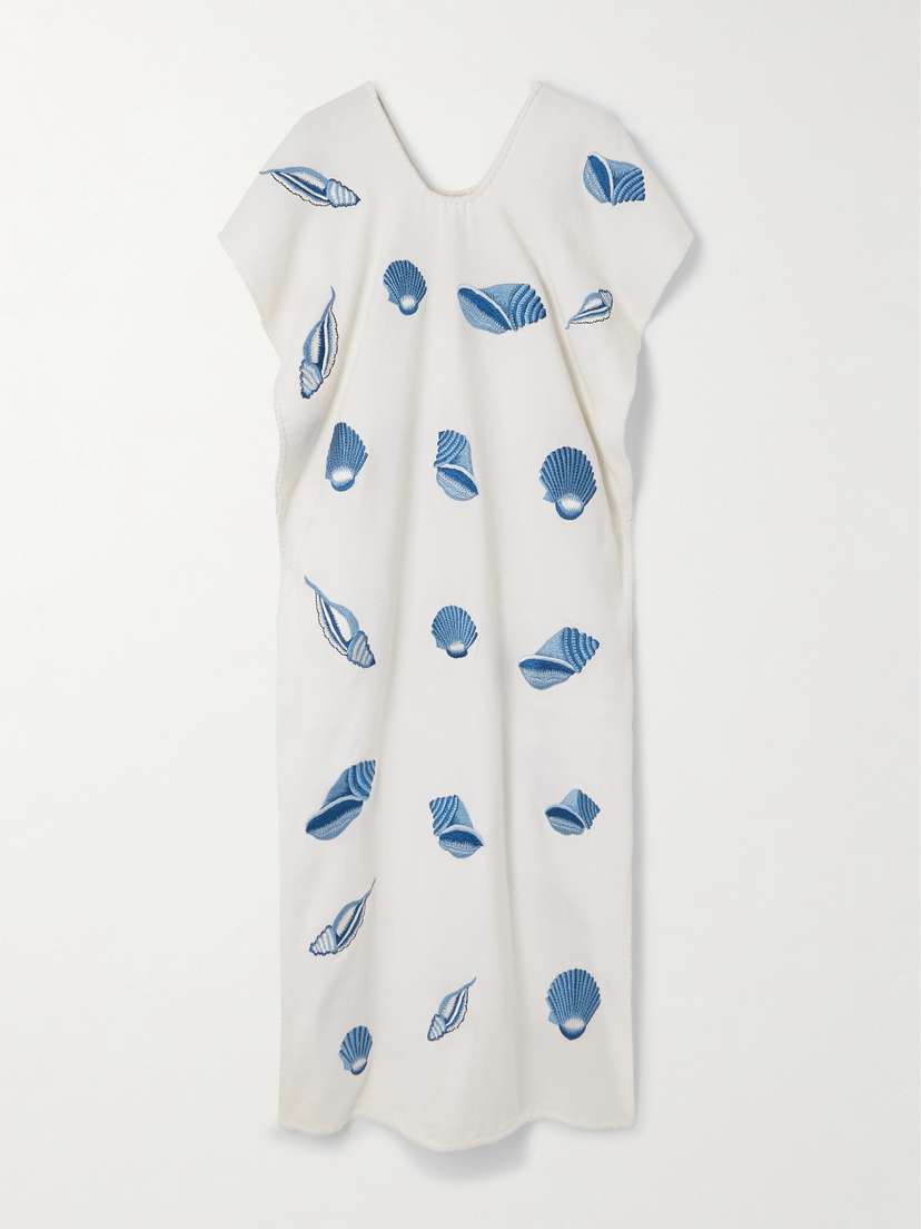 Pippa Holt Embroidered Cotton-blend Huipil