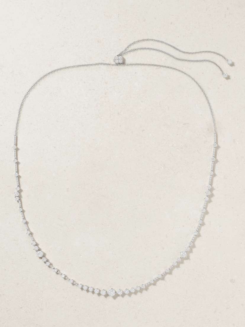 De Beers Arpeggia 18-karat White Gold Diamond Choker