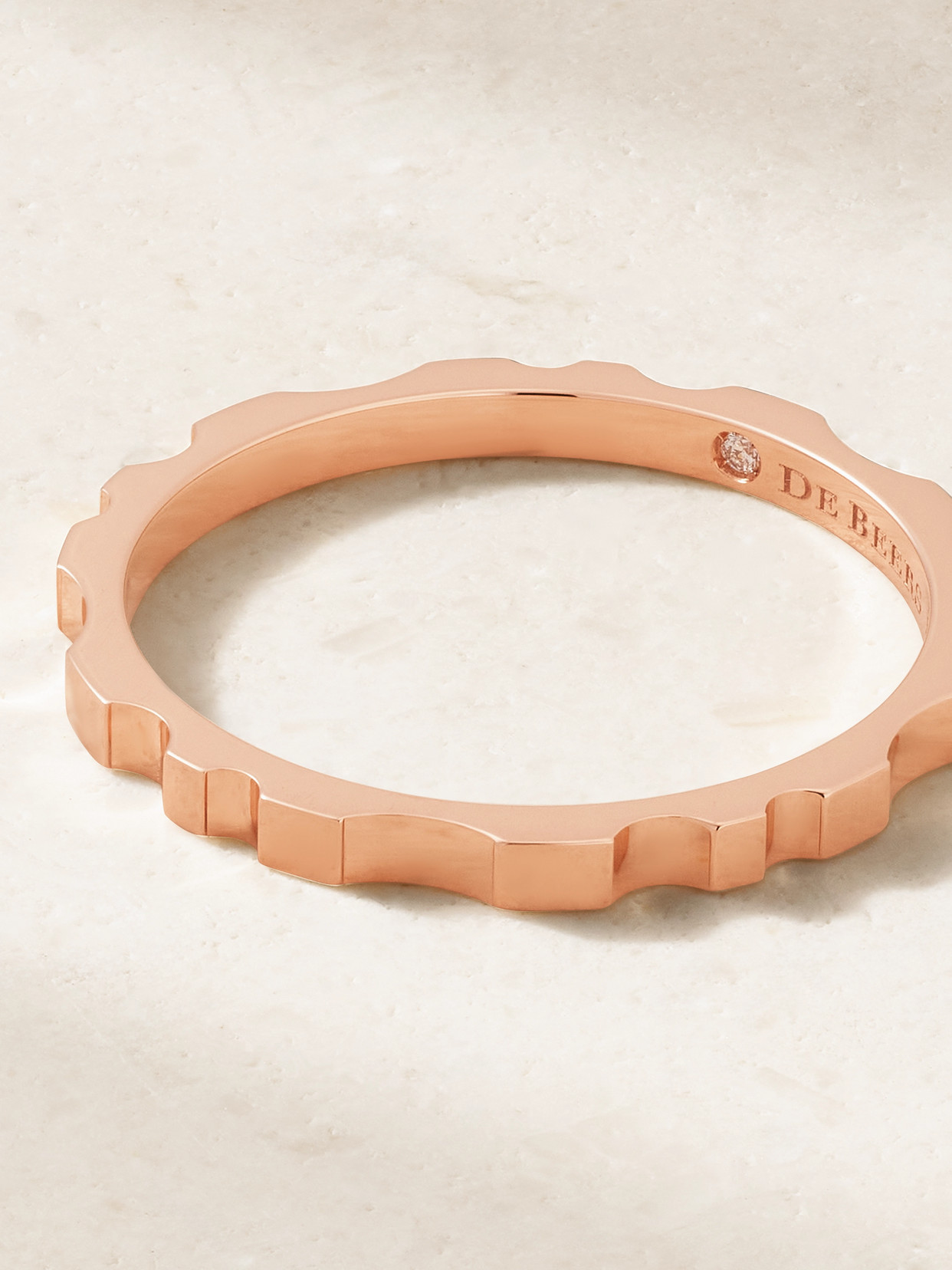 De Beers Jewellers Rvl 18-karat Rose Gold Diamond Ring In Rose Gold