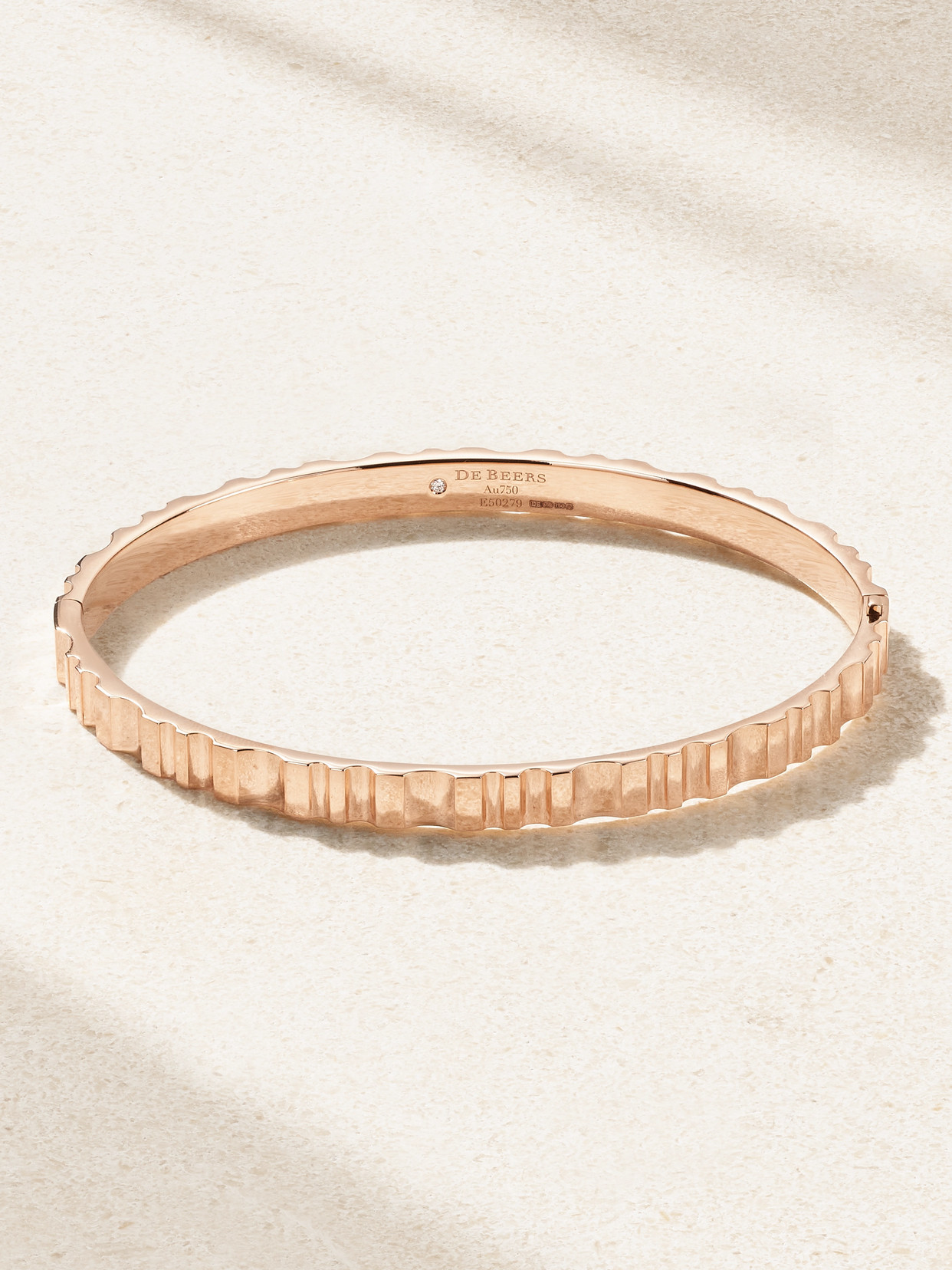 De Beers - Rvl 18-karat Rose Gold Diamond Bangle - M