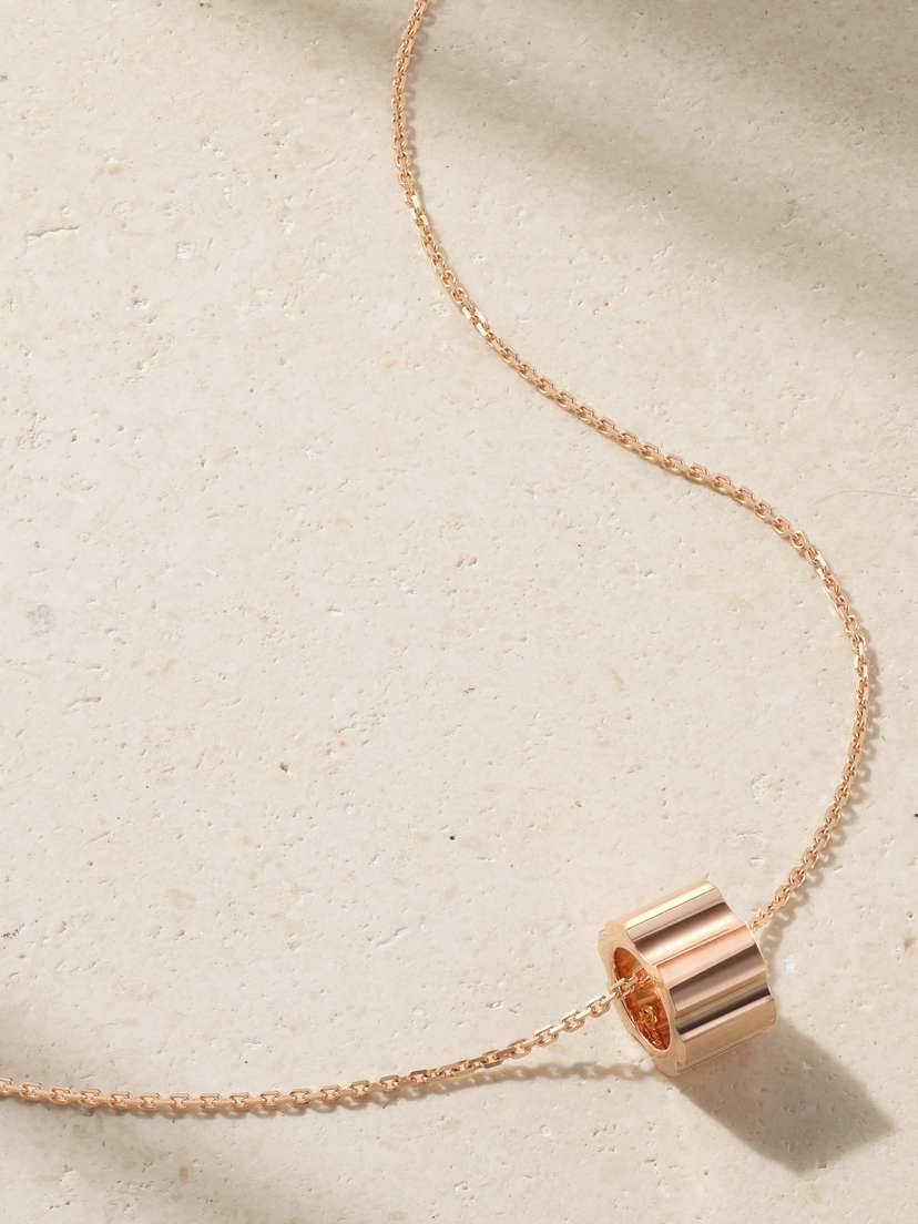 De Beers Rvl 360 18-karat Rose Gold Diamond Necklace