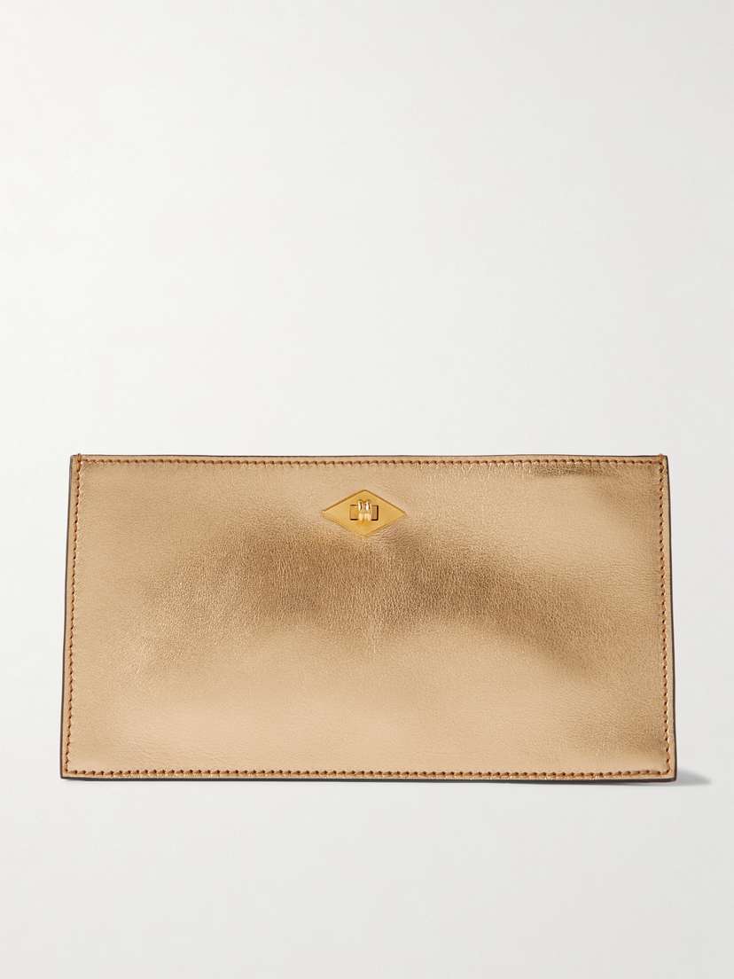 Métier + Issimo Ease Metallic Leather Clutch