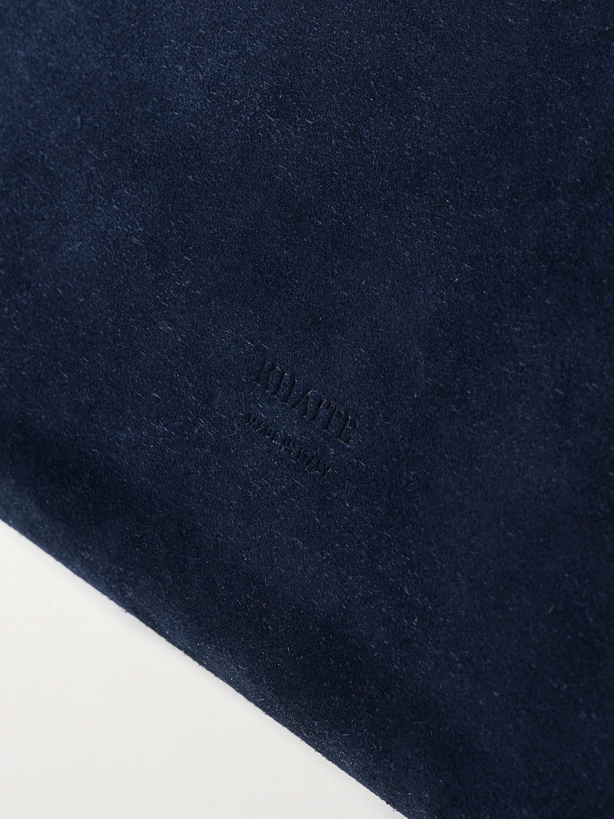 Khaite Bobbi Suede Shoulder Bag In Blue