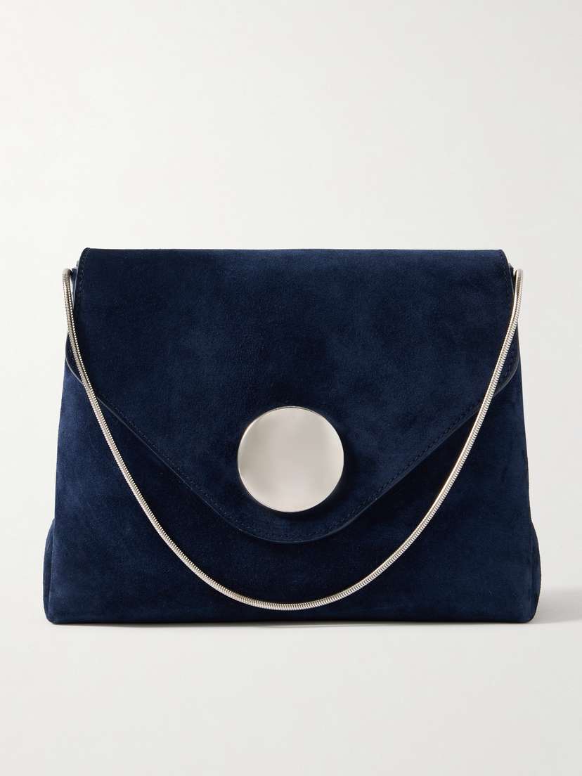 Khaite Bobbi Suede Shoulder Bag