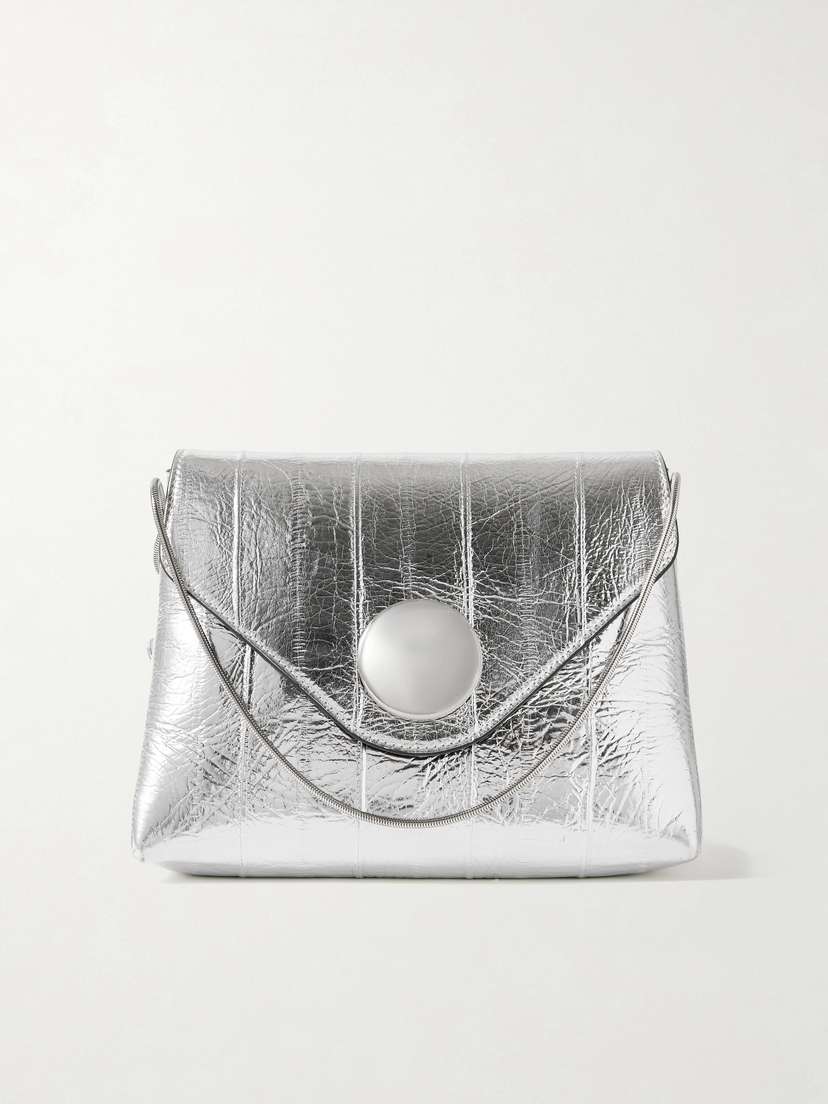 Khaite — Bobbi metallic eel shoulder bag