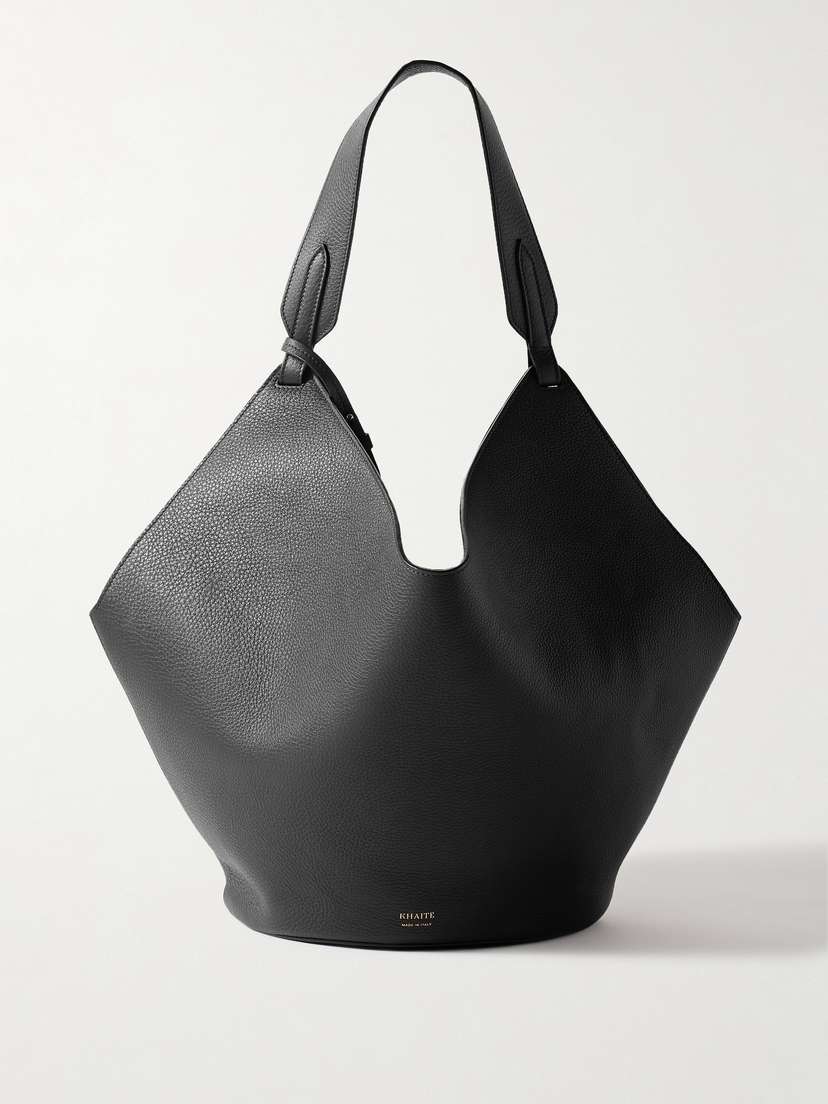 Khaite Lotus Medium Textured-leather Tote