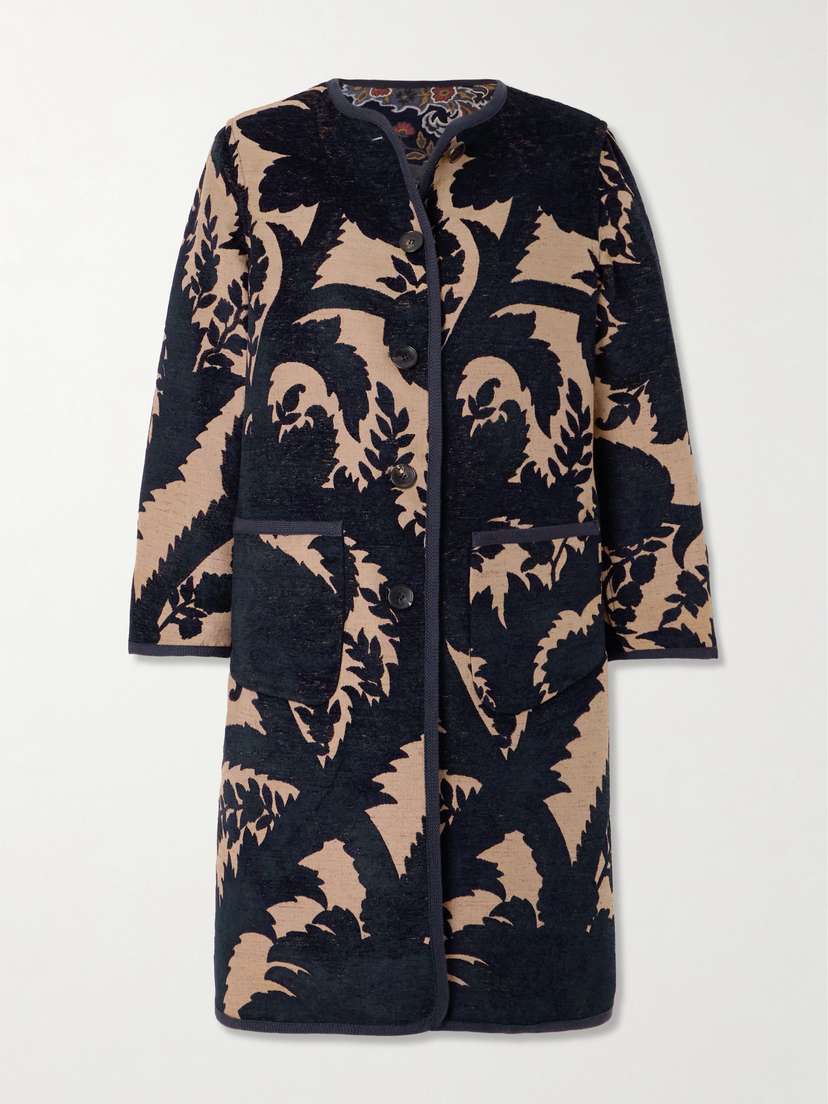 Etro Reversible Jacquard Coat