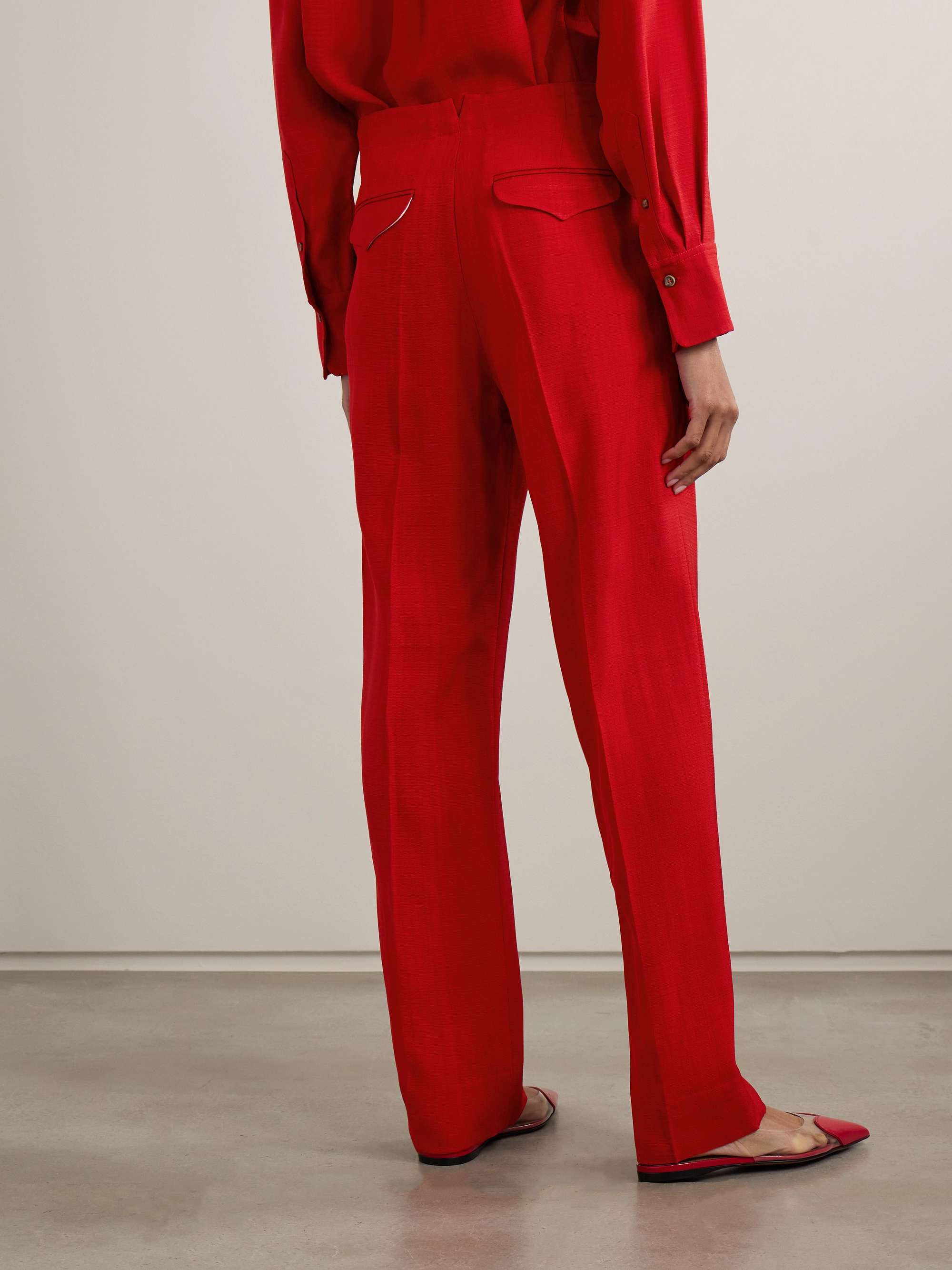 VICTORIA BECKHAM Woven tapered pants | NET-A-PORTER