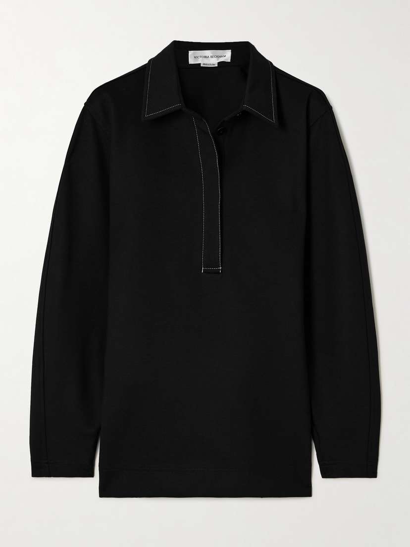 Victoria Beckham Buckled Ponte Shirt