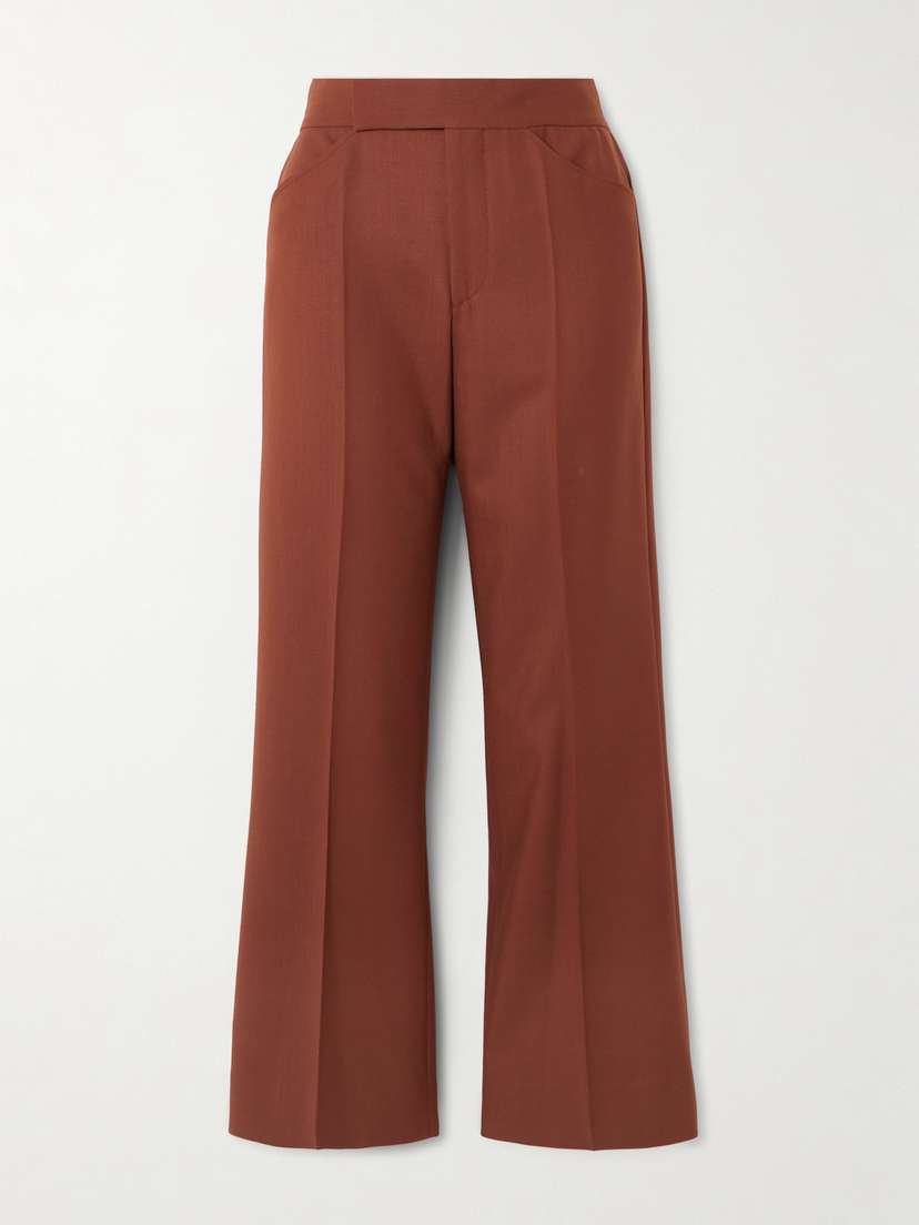 Victoria Beckham Twill Flared Pants