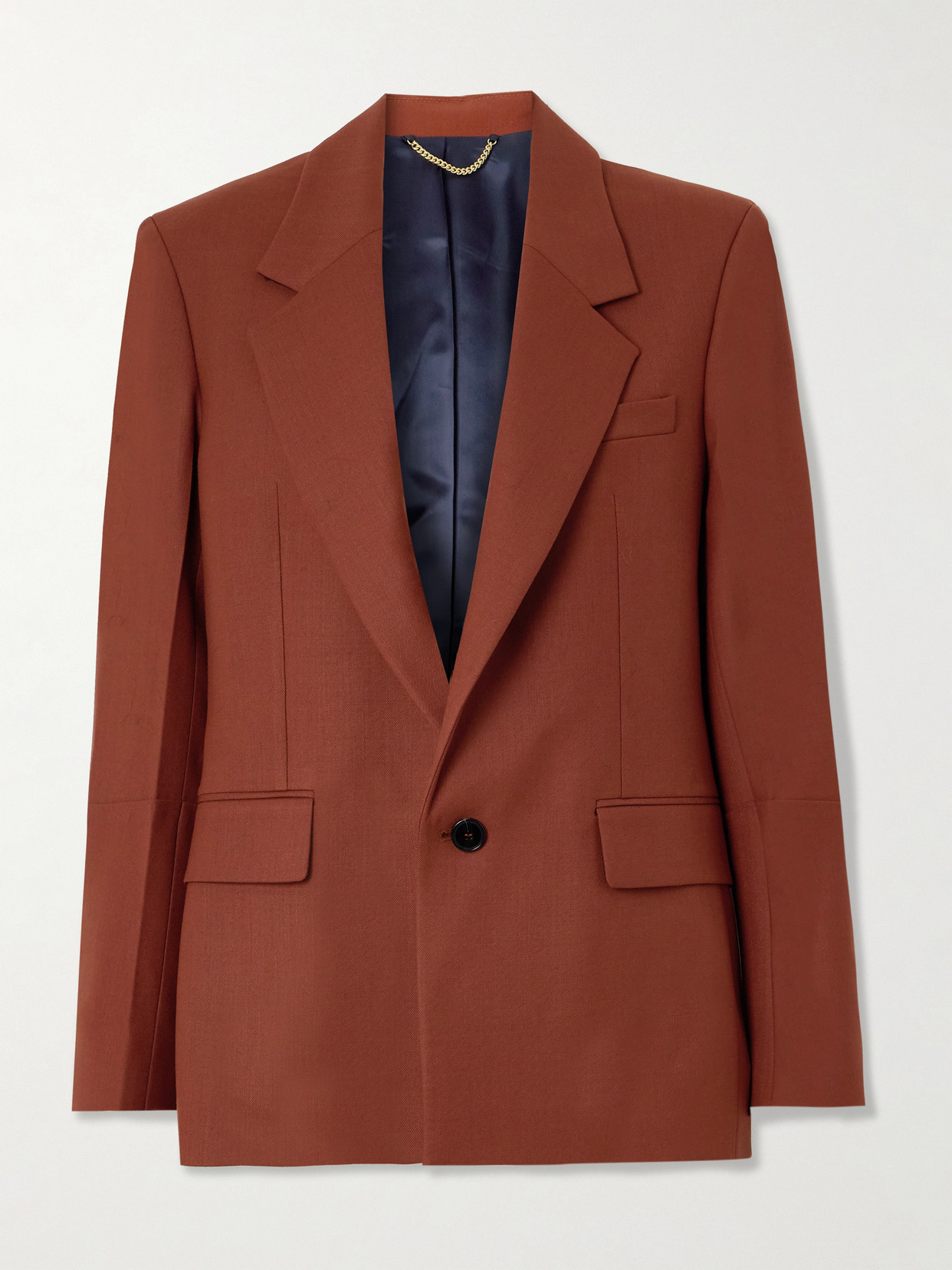Victoria Beckham - Twill Blazer - Metallic