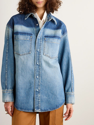 Victoria Beckham Oversized denim shirt