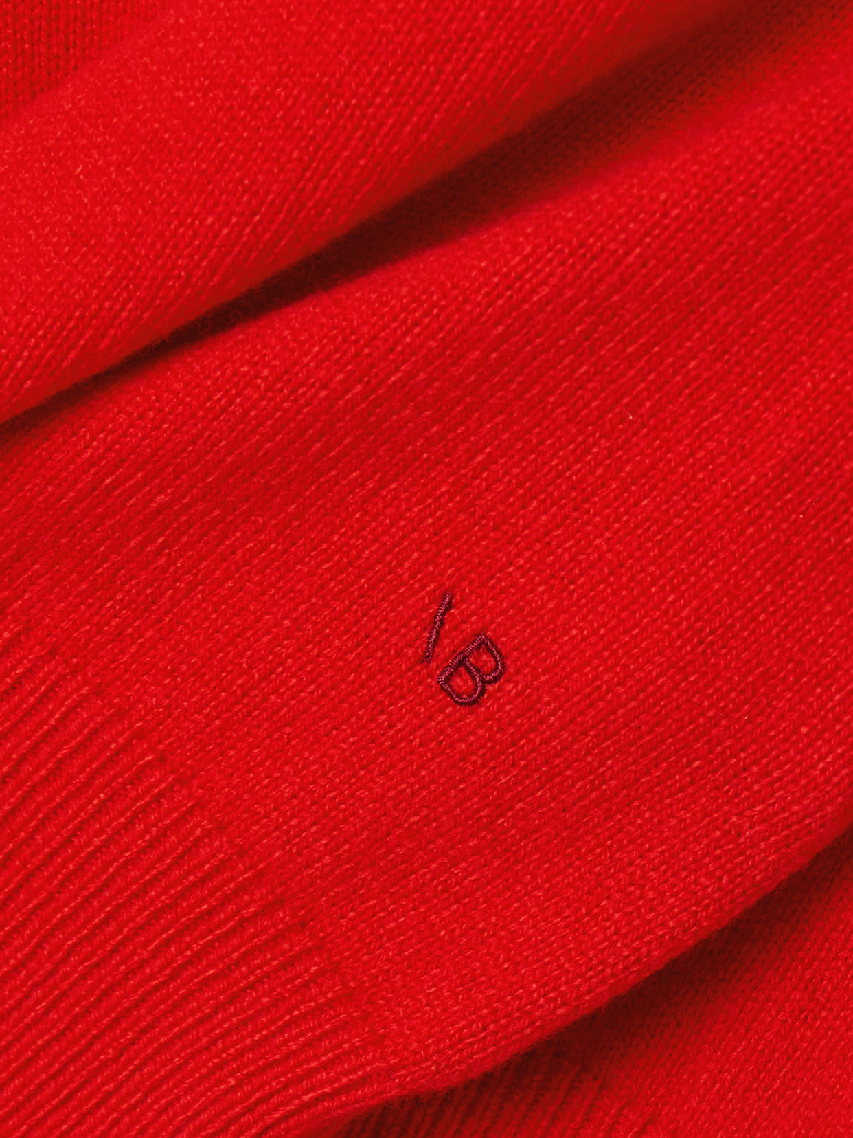 Victoria Beckham Wool Turtleneck Sweater In Red