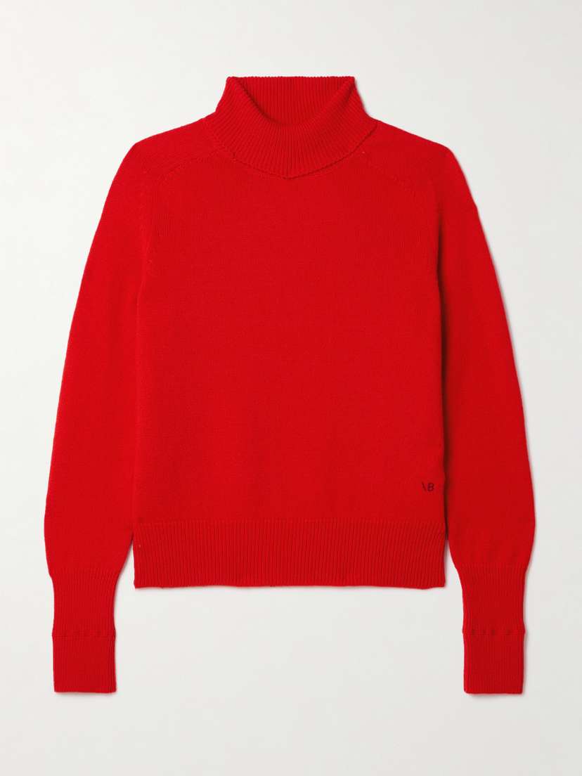 Victoria Beckham Wool Turtleneck Sweater