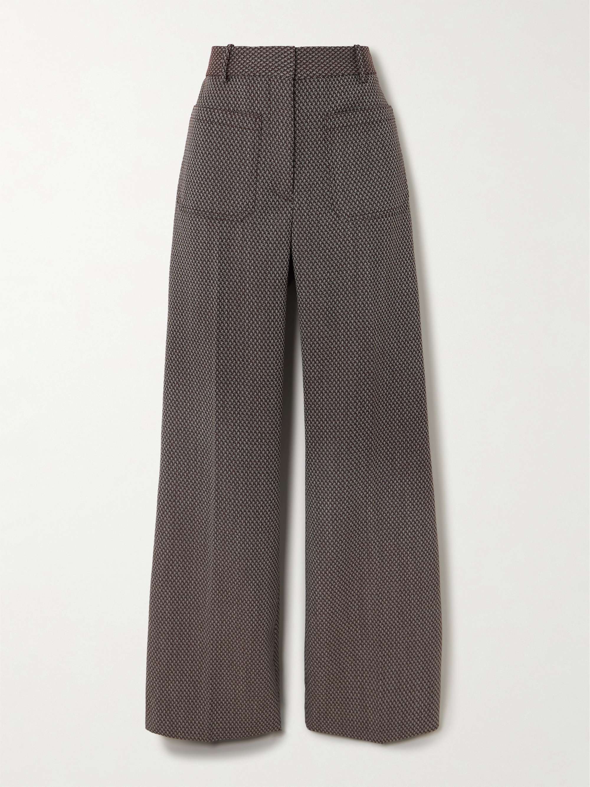 Short Jacquard Victoria Beckham Pour Femme Taille Plus 22 (3X) - Imprimé Cachemire Rose, Plissé