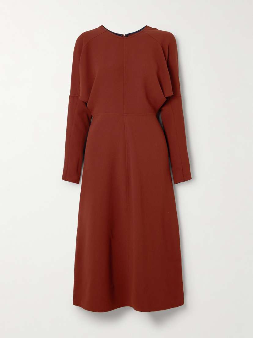 Victoria Beckham Dolman Crepe Midi Dress